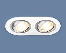 Светильник встраиваемый поворотный Elektrostandard 1061/2 MR16 WH 220В Белый картинка 